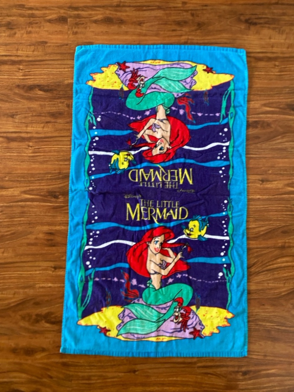 Franco Disney The Little Mermaid Ariel Toddler Kids Beach Towel Vacation Pool